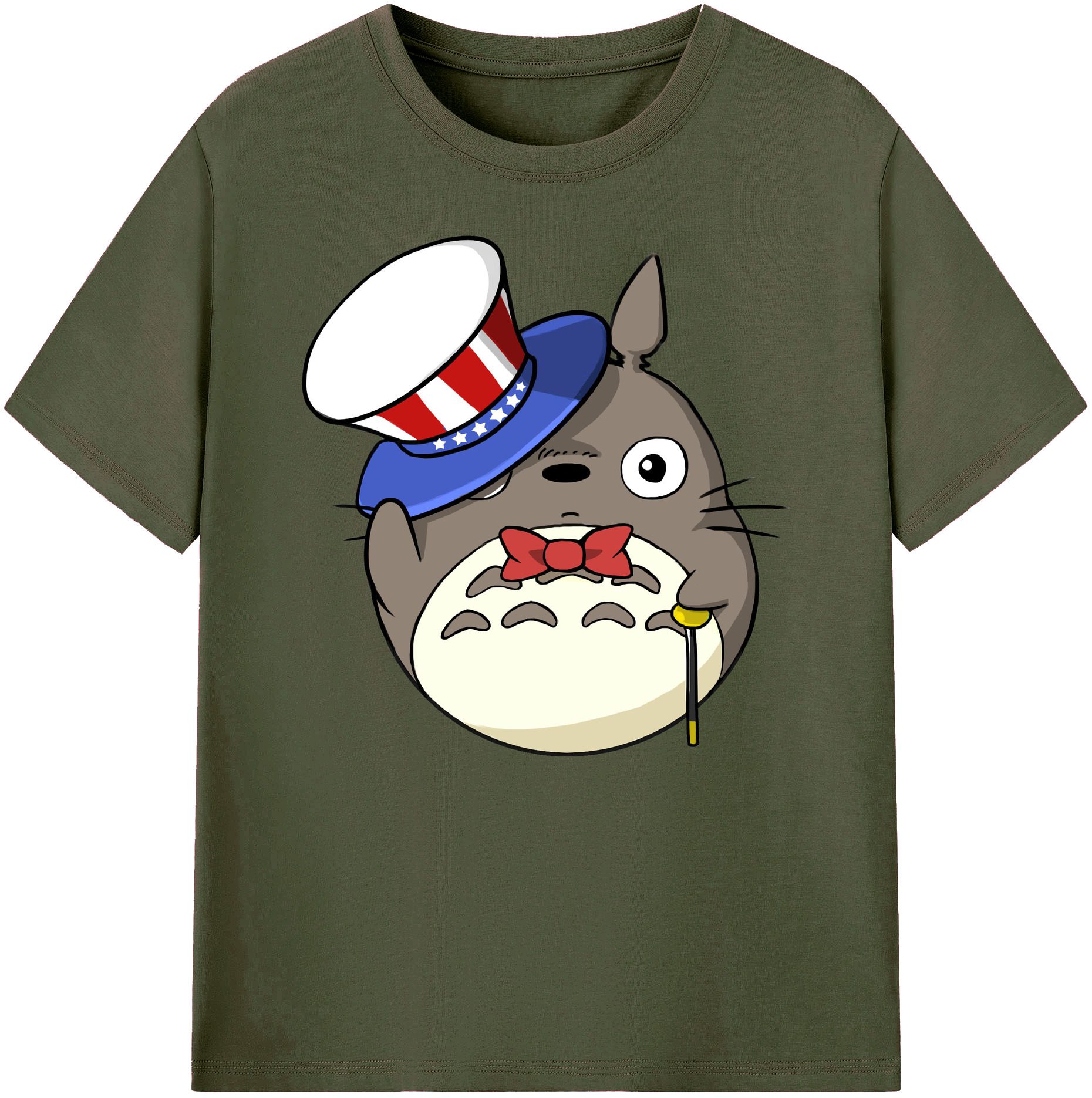 （画像用） となりのトトロ 草壁メイ 草壁サツキ My Neighbor Totoro Satsuki Kusakabe Mei Kusakabe 綿100％ メンズ半袖Tシャツ｜肌触りやわらか＆通気性